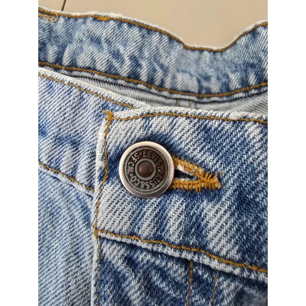 Vintage 90s Levi's 880 Jeans Men 36 X36 Blue Straight Lightwash USA Tag 38x36